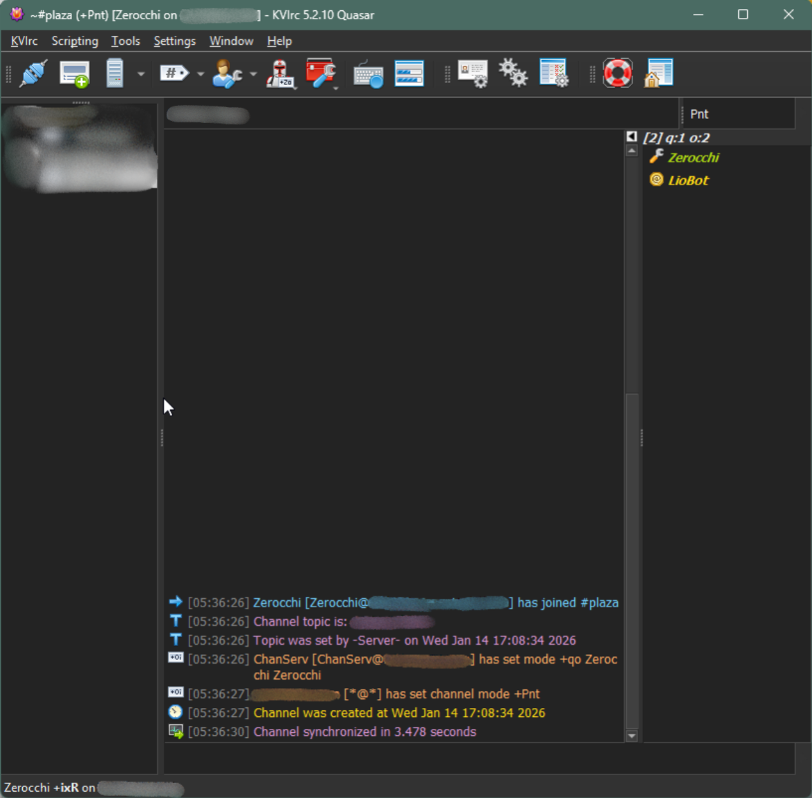 The so-called small IRC server